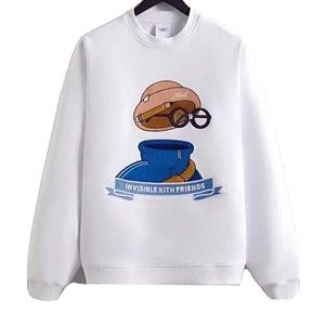 Kith x Invisible Friends Crewneck White Size: M